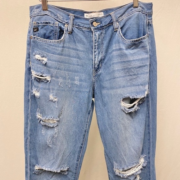 KanCan 29 (US 11) High Rise Ripped Boyfriend Jeans Exclusively For Maurices - Picture 4 of 14